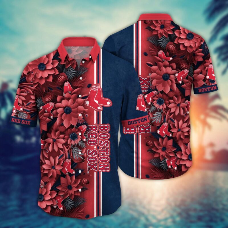 MLB Boston Red Sox Hawaiian Shirt Steal The Bases Steal The Show For Fans