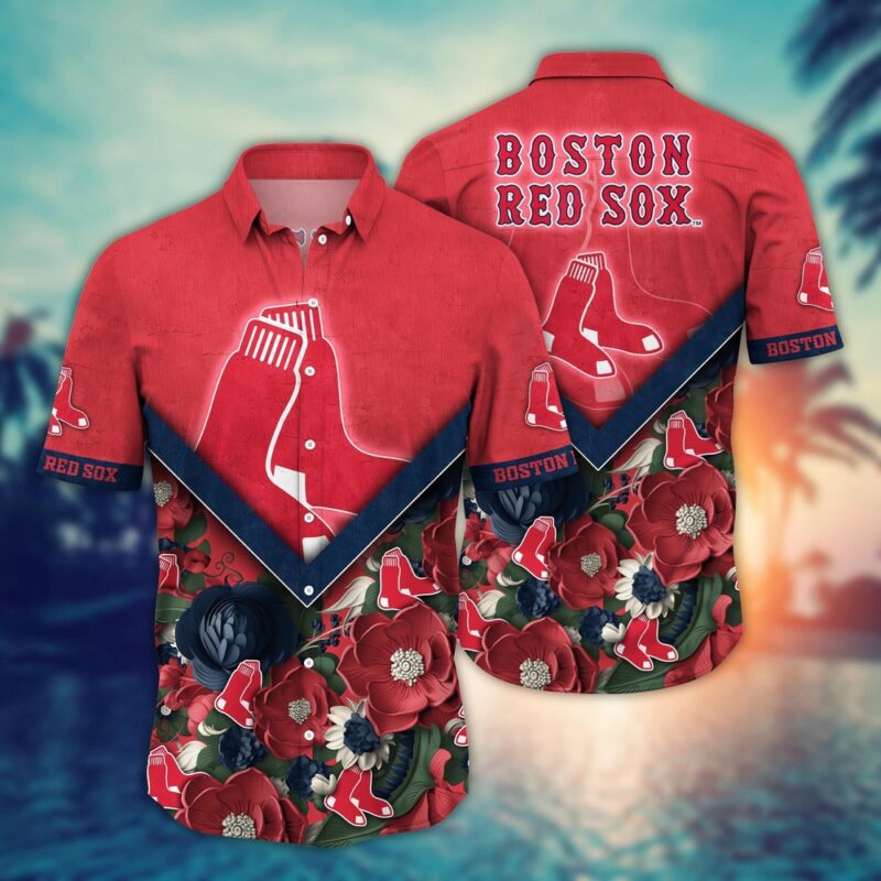 MLB Boston Red Sox Hawaiian Shirt Summer Swing For Sport Fan