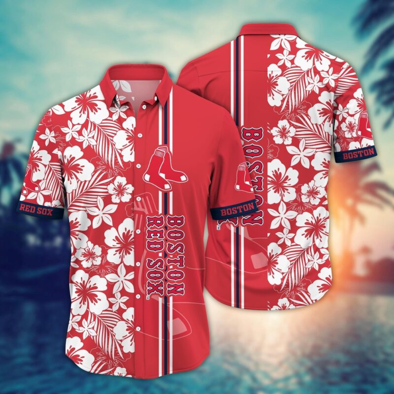 MLB Boston Red Sox Hawaiian Shirt Swing Into Summer For Sports Fans
