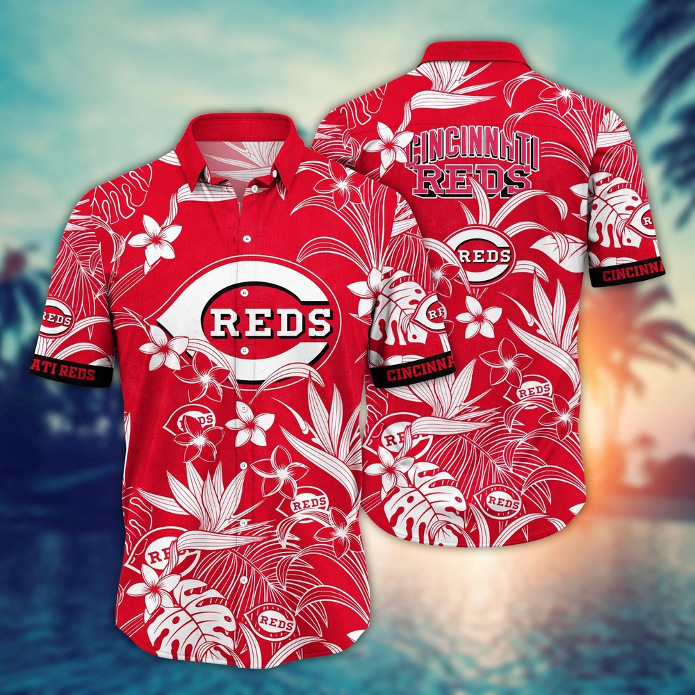 MLB CIncInnati Reds Hawaiian Shirt Breeze Through Summer Gift For Fans