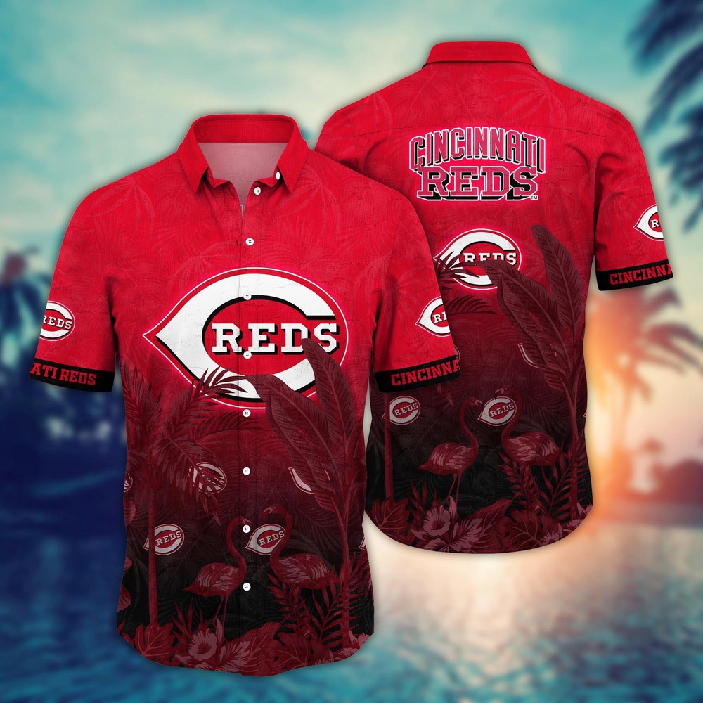 MLB CIncInnati Reds Hawaiian Shirt Chase the Sunset Gift For Fans