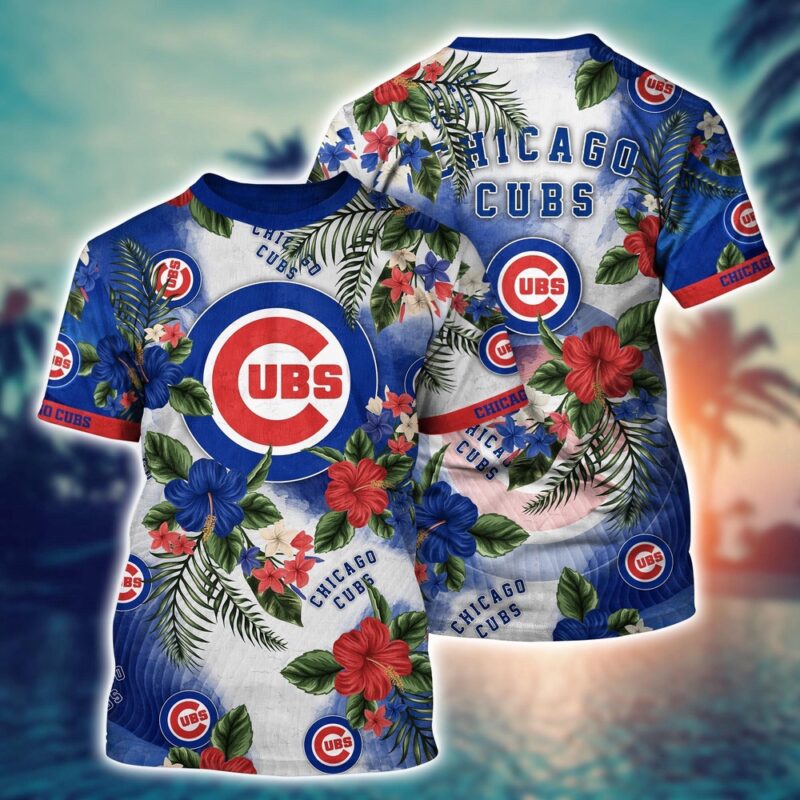 MLB Chicago Cubs 3D T-Shirt Glamorous Tee For Sports Enthusiasts