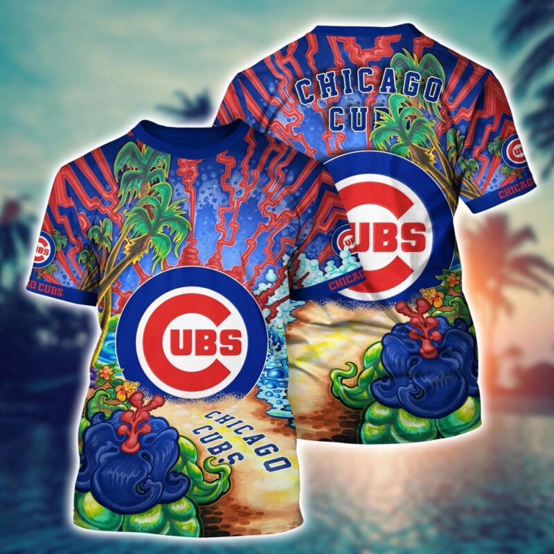 MLB Chicago Cubs 3D T-Shirt Masterpiece Parade For Sports Enthusiasts