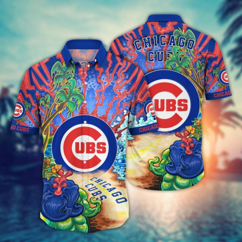 MLB Chicago Cubs Hawaiian Shirt Diamond Dreamscape For Sports Fans