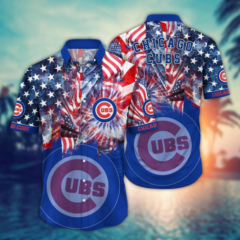 MLB Chicago Cubs Hawaiian Shirt Flower Game Day Aloha MLB Style For Fans