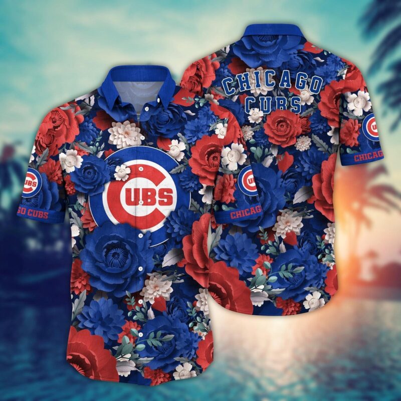 MLB Chicago Cubs Hawaiian Shirt Home Run Style For Sport Fan