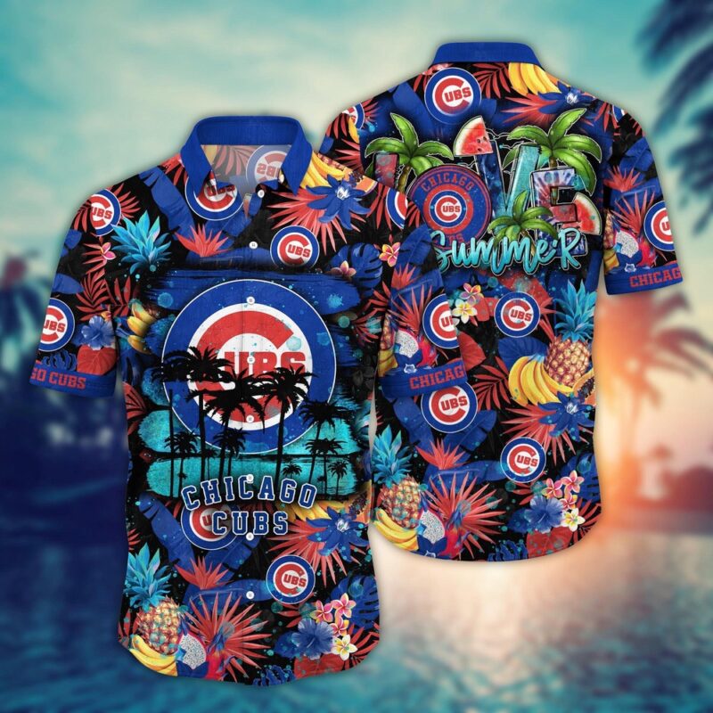 MLB Chicago Cubs Hawaiian Shirt Pitch Perfect Style For Sports Fans