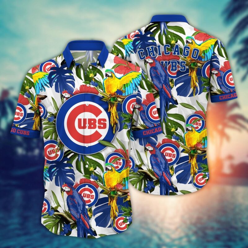 MLB Chicago Cubs Hawaiian Shirt Victory In Bloom Gift For Fans