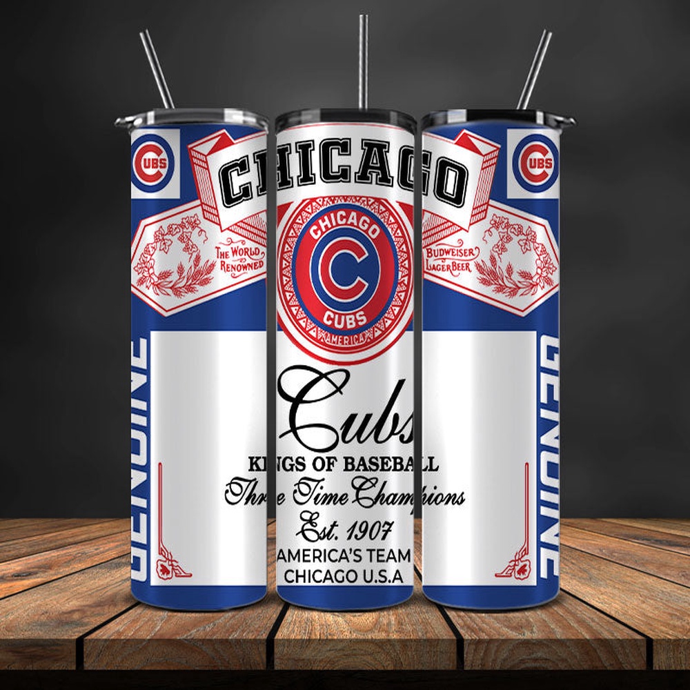 MLB Chicago Cubs Skinny Tumbler Game Day Sips And Cheer