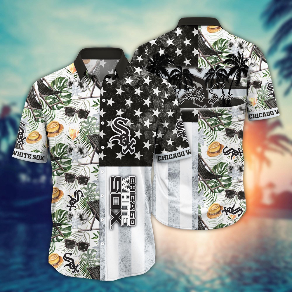 MLB Chicago White Sox Hawaiian Shirt Flower Home Run Threads For Fans