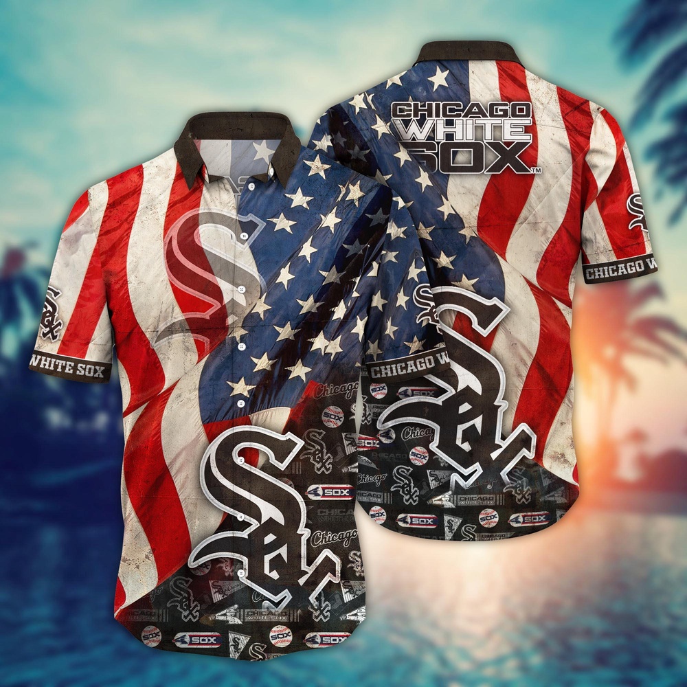 MLB Chicago White Sox Hawaiian Shirt Flower Swing into Hawaiianan Chic For Fans