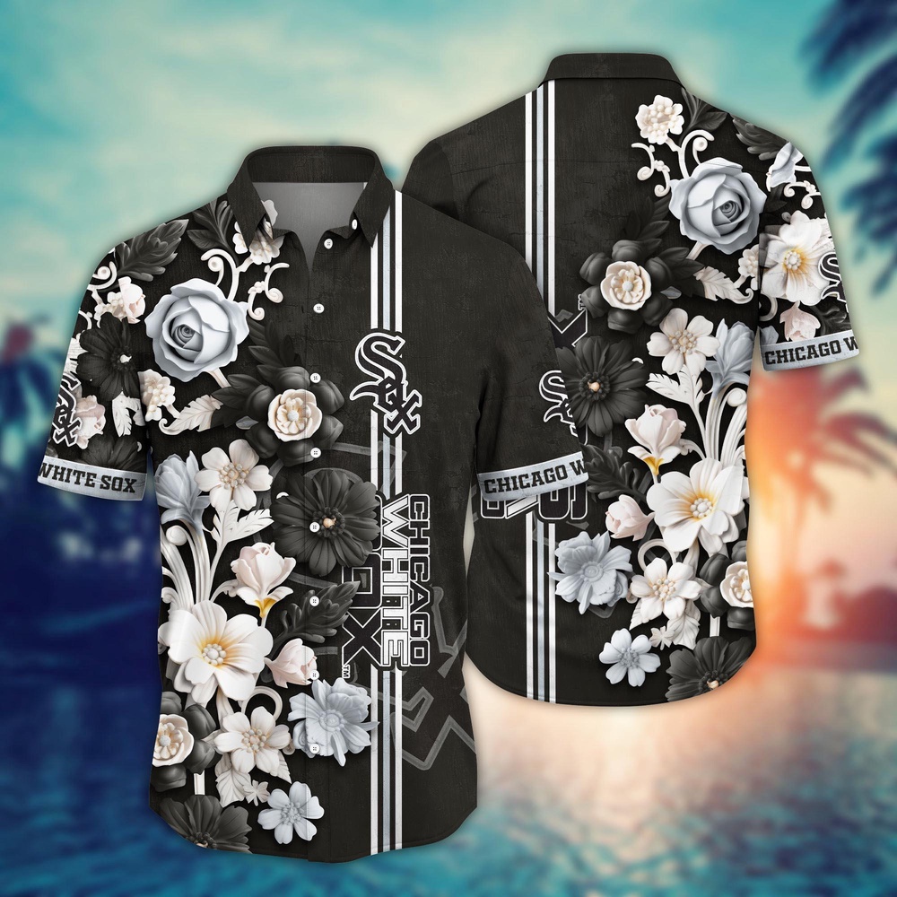 MLB Chicago White Sox Hawaiian Shirt MLB Luau League Looks For Sport Fan