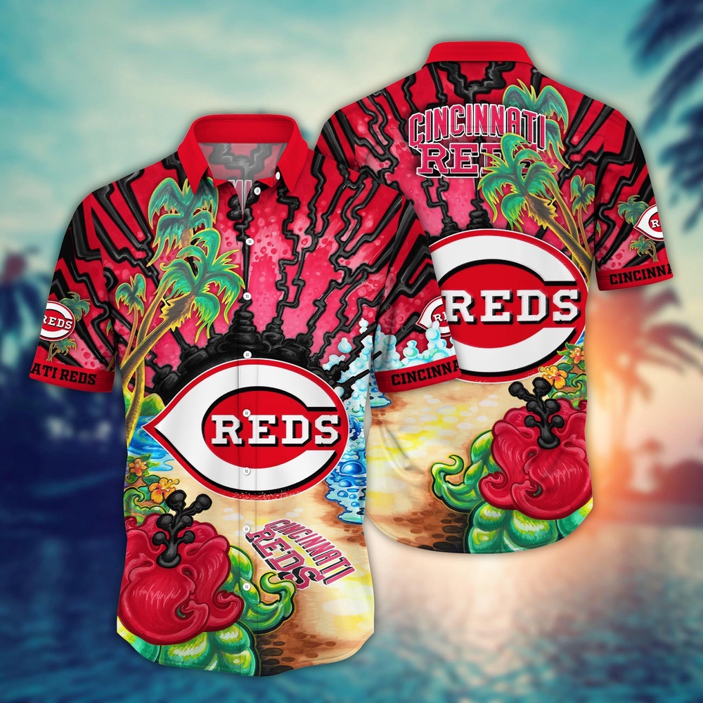 MLB Cincinnati Reds Hawaiian Shirt Diamond Dreamscape For Sports Fans