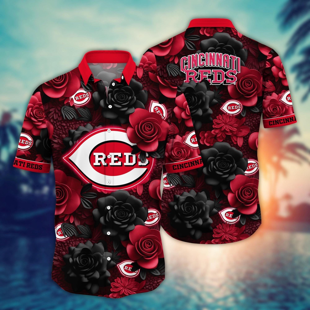 MLB Cincinnati Reds Hawaiian Shirt Flower Aloha Style Unleashed For Fans