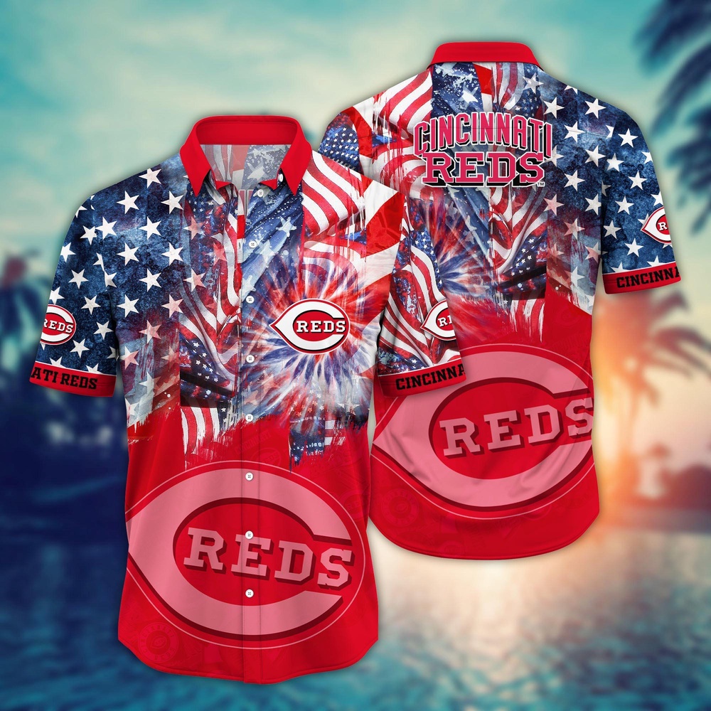 MLB Cincinnati Reds Hawaiian Shirt Flower Game Day Aloha MLB Style For Fans