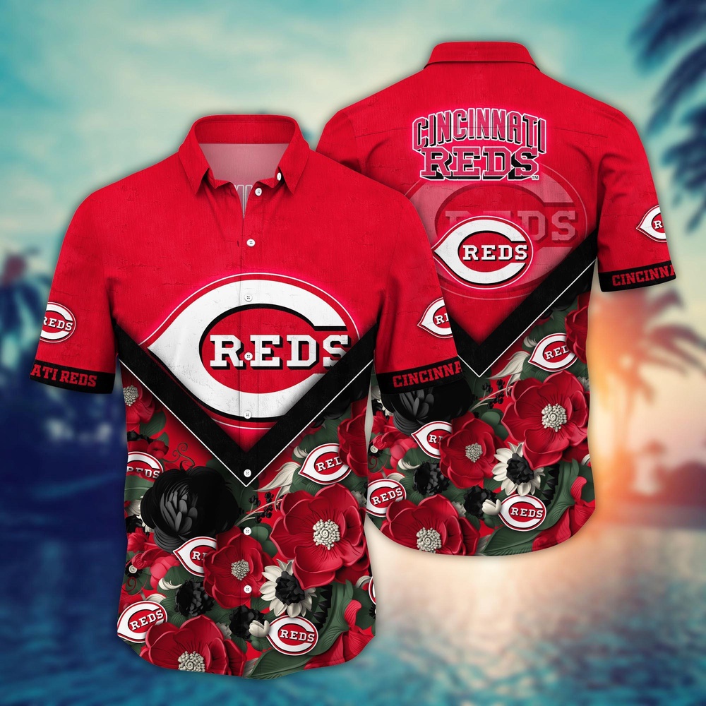 MLB Cincinnati Reds Hawaiian Shirt Summer Swing For Sport Fan