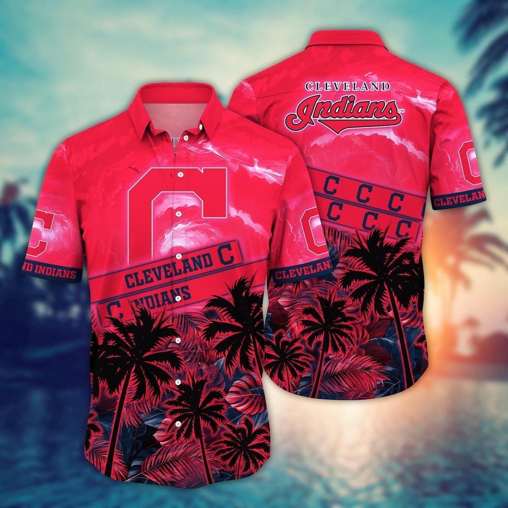 MLB Cleveland Indians Hawaiian Shirt Aloha Spirit Soars Gift For Fans