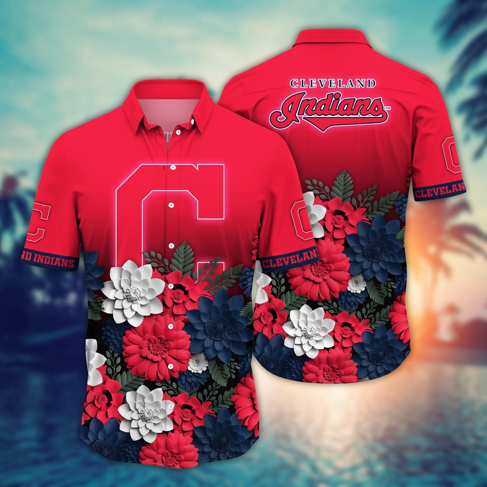 MLB Cleveland Indians Hawaiian Shirt Hawaiian Heatwave For Sport Fan