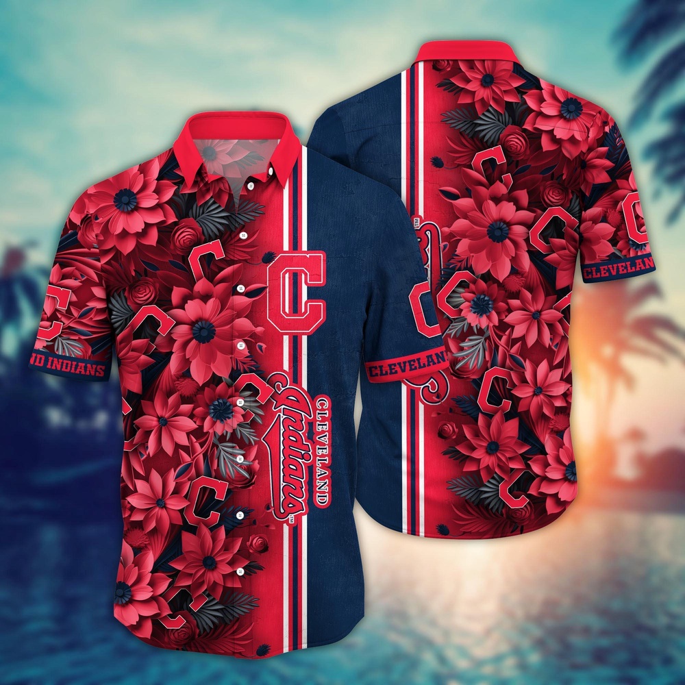 MLB Cleveland Indians Hawaiian Shirt Steal The Bases Steal The Show For Fans