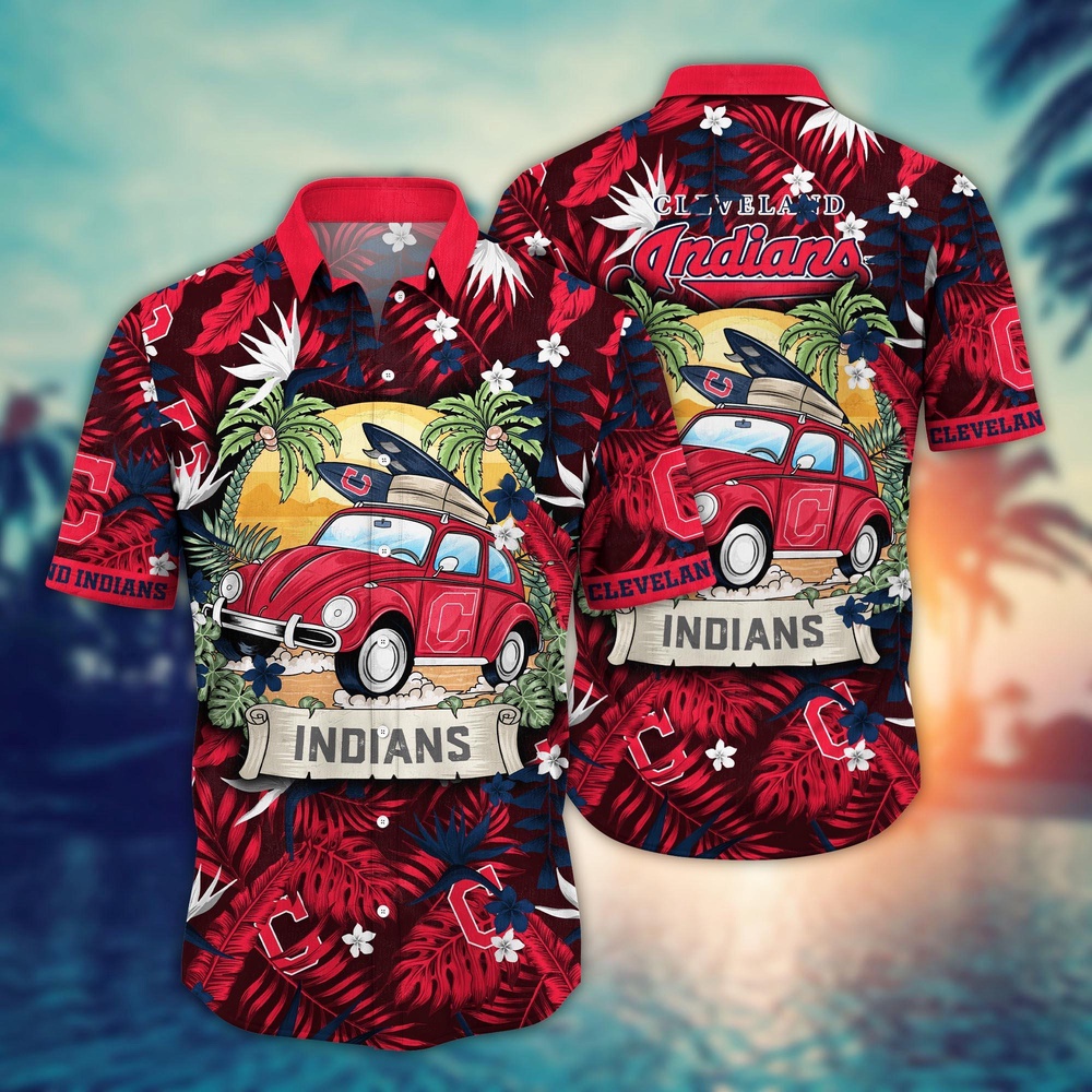 MLB Cleveland Indians Hawaiian Shirt Summer Heatwave For Sports Fans