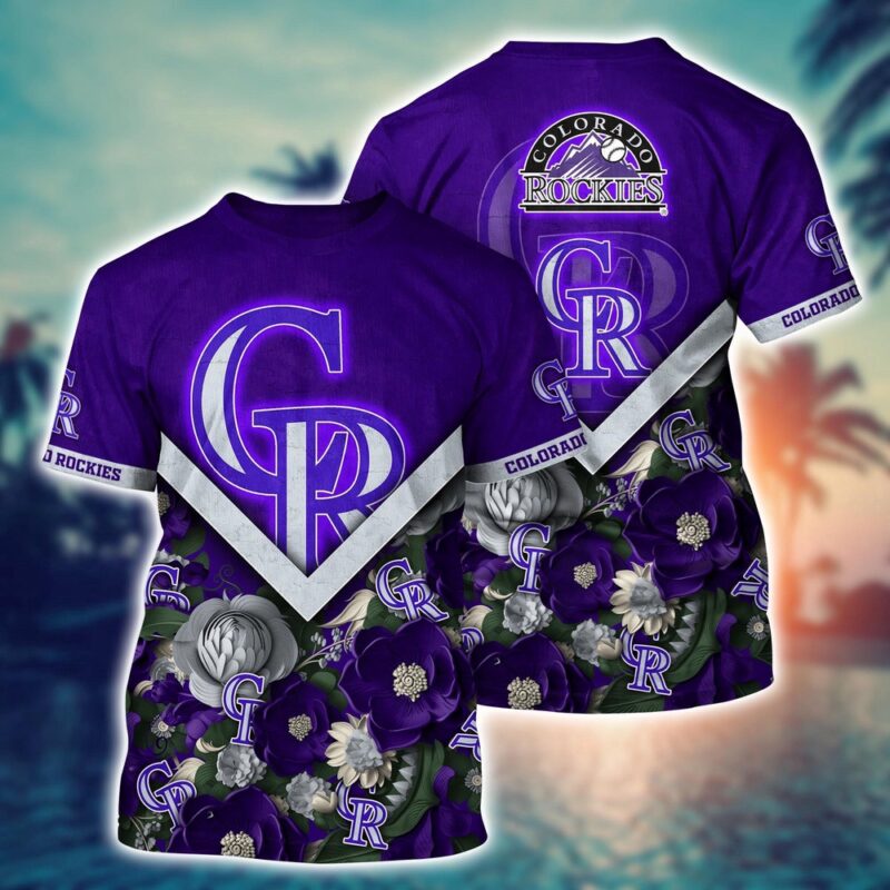 MLB Colorado Rockies 3D T-Shirt Masterpiece For Sports Enthusiasts