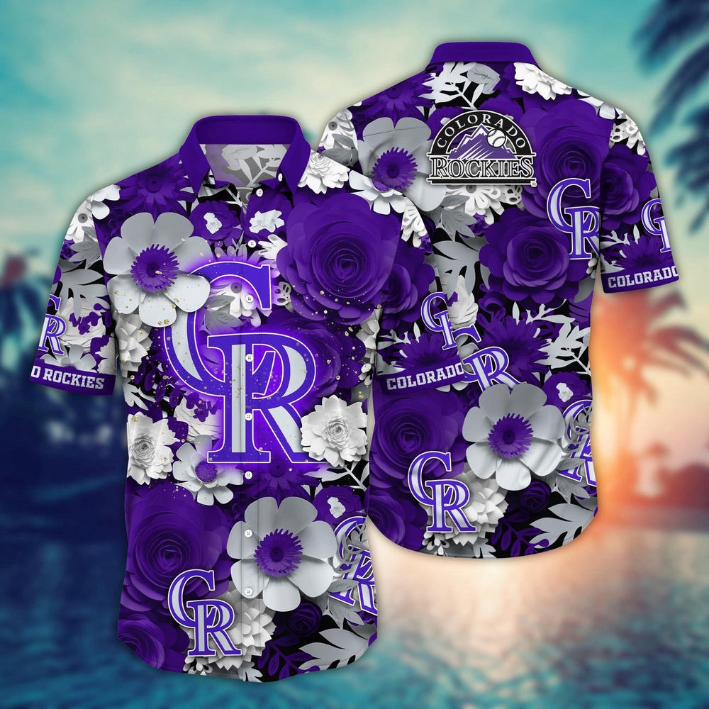 MLB Colorado Rockies Hawaiian Shirt Diamond Dreams For Sport Fan