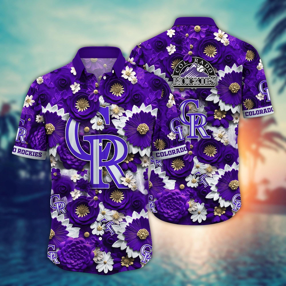 MLB Colorado Rockies Hawaiian Shirt Hitting Fashion Highs For Fans