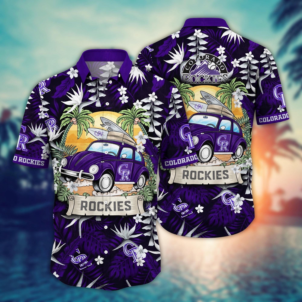 MLB Colorado Rockies Hawaiian Shirt Summer Heatwave For Sports Fans