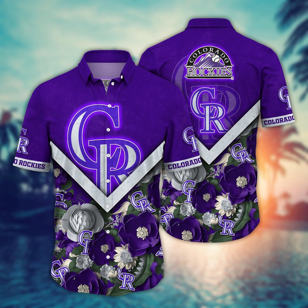 MLB Colorado Rockies Hawaiian Shirt Summer Swing For Sport Fan