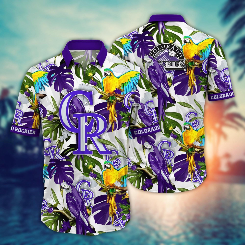 MLB Colorado Rockies Hawaiian Shirt Victory In Bloom Gift For Fans