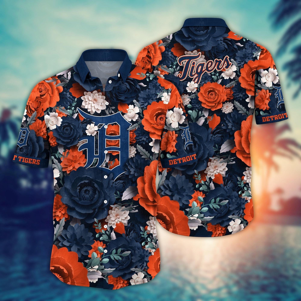 MLB Detroit Tigers Hawaiian Shirt Home Run Style For Sport Fan