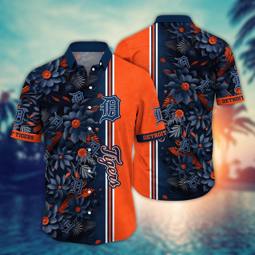 MLB Detroit Tigers Hawaiian Shirt Steal The Bases Steal The Show For Fans