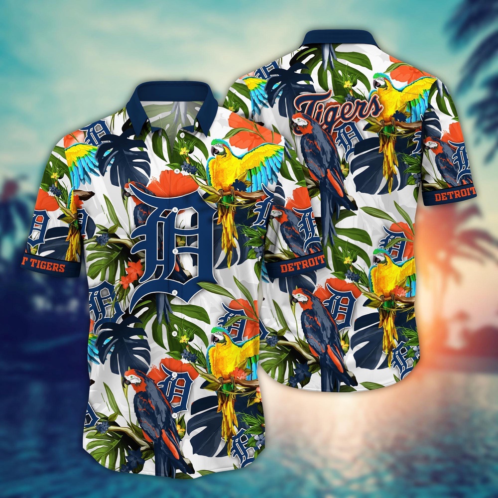 MLB Detroit Tigers Hawaiian Shirt Victory In Bloom Gift For Fans