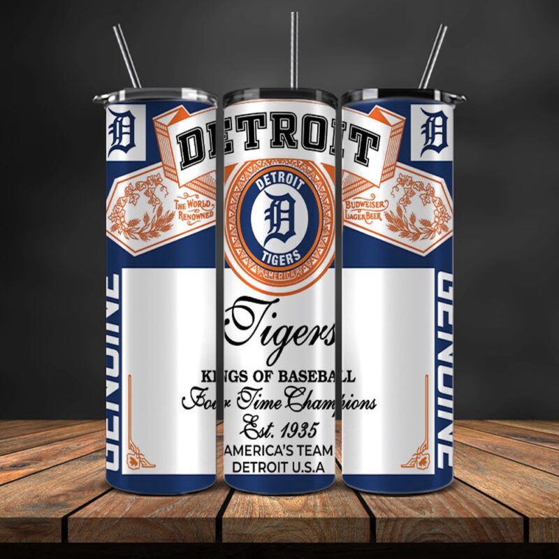 MLB Detroit Tigers Skinny Tumbler Campus Essence Refreshment