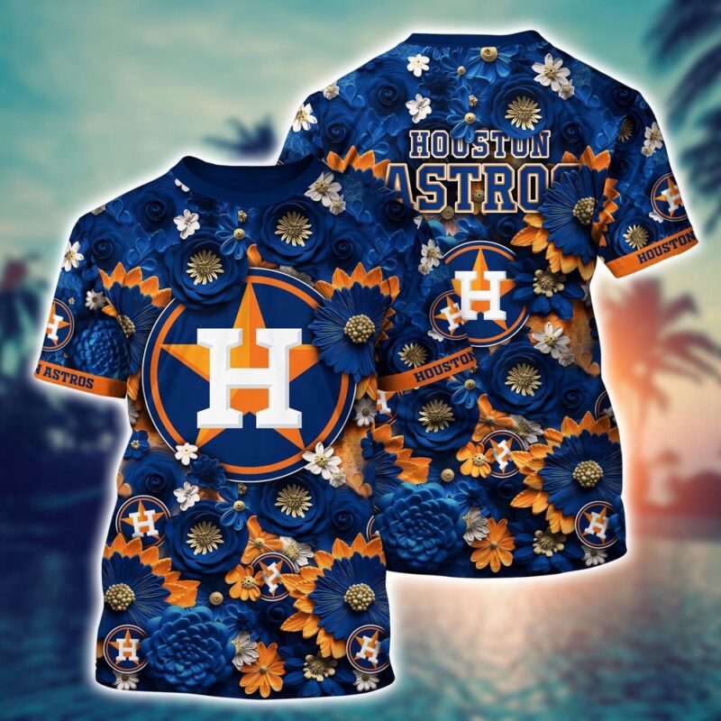 MLB Houston Astros 3D T-Shirt Game Changer For Sports Enthusiasts