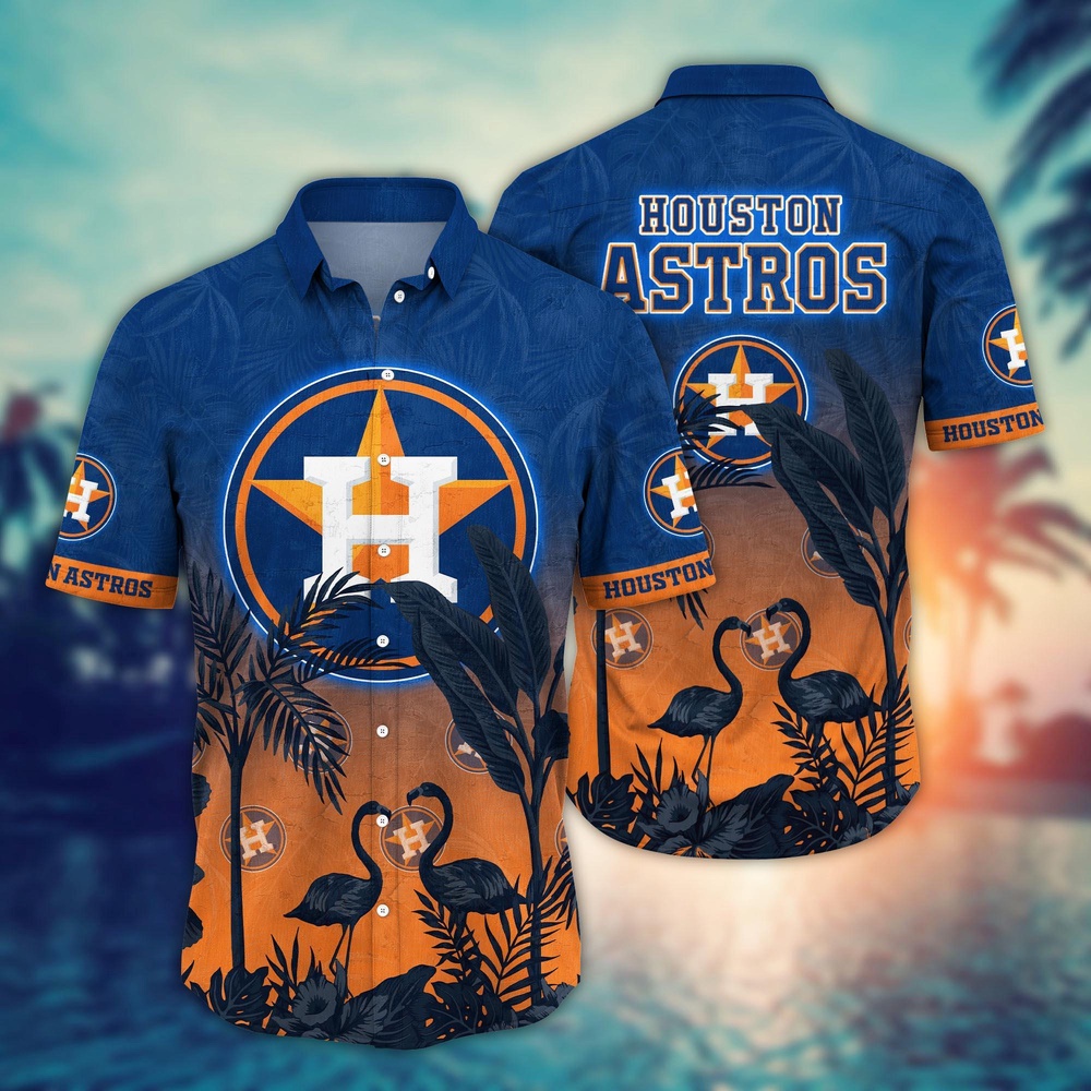 MLB Houston Astros Hawaiian Shirt Chase the Sunset Gift For Fans