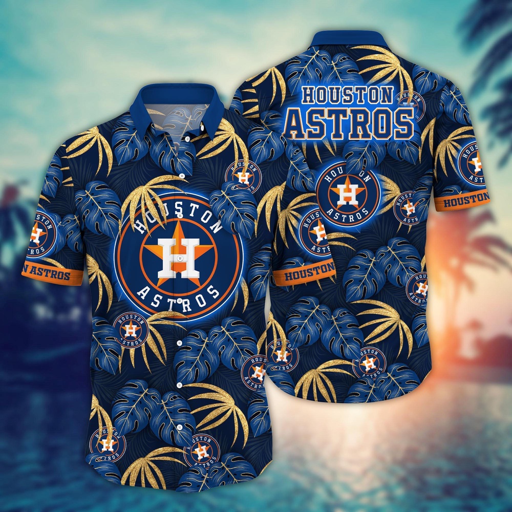 MLB Houston Astros Hawaiian Shirt Floral Symphony Gift For Fans