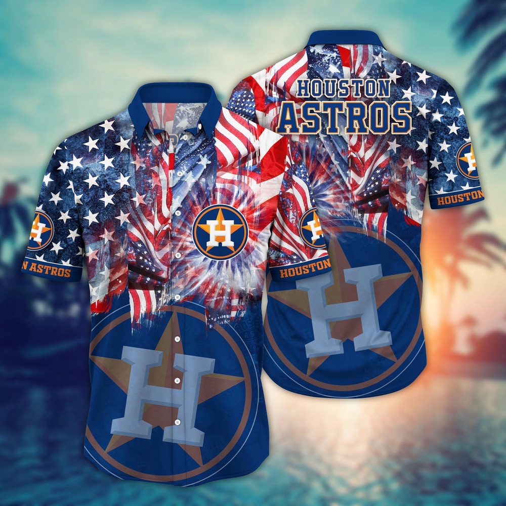 MLB Houston Astros Hawaiian Shirt Flower Game Day Aloha MLB Style For Fans