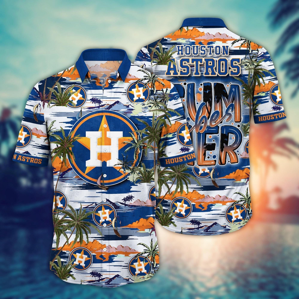 MLB Houston Astros Hawaiian Shirt Flower Grand Slam in Hawaiianan Flair For Fans