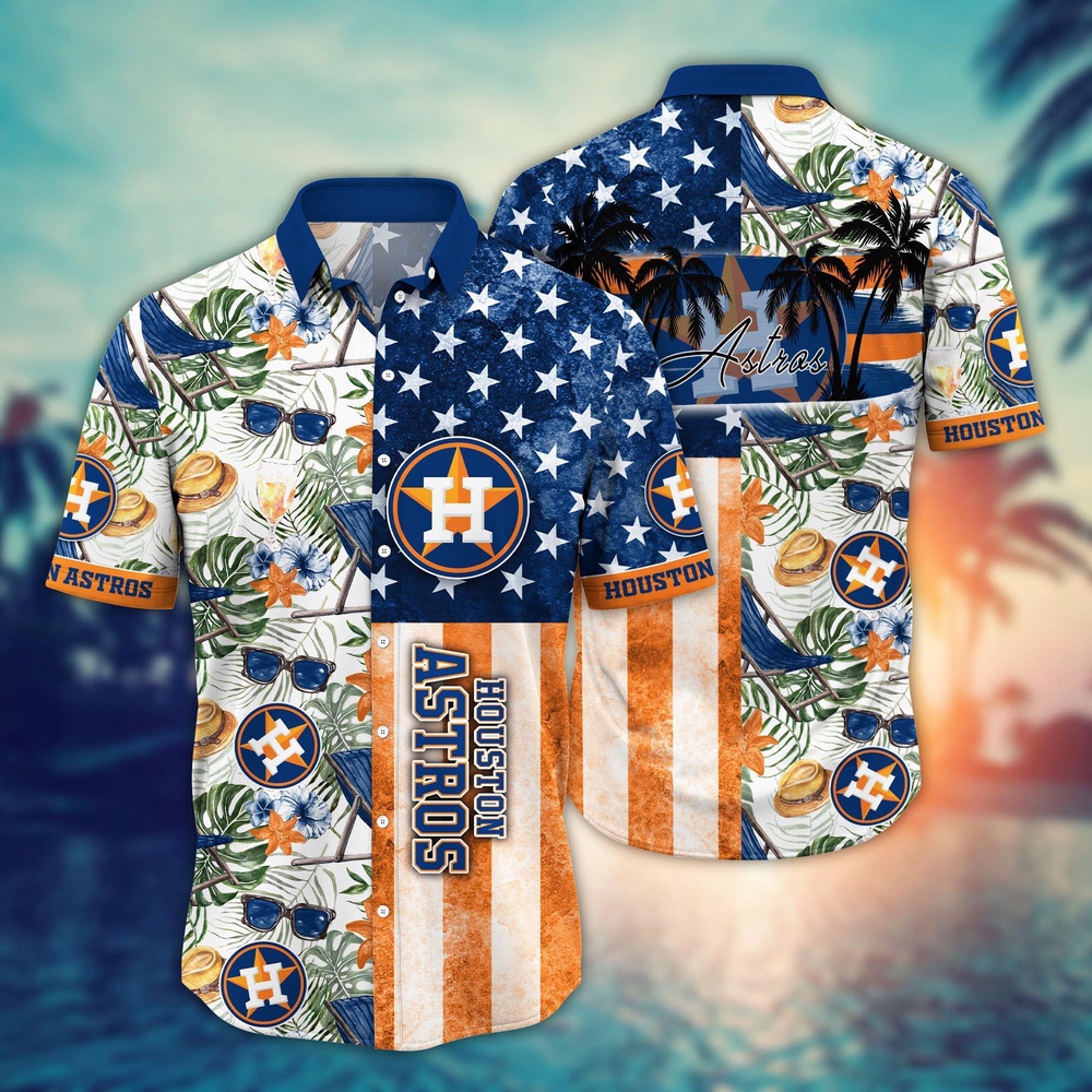 MLB Houston Astros Hawaiian Shirt Flower Home Run Threads For Fans