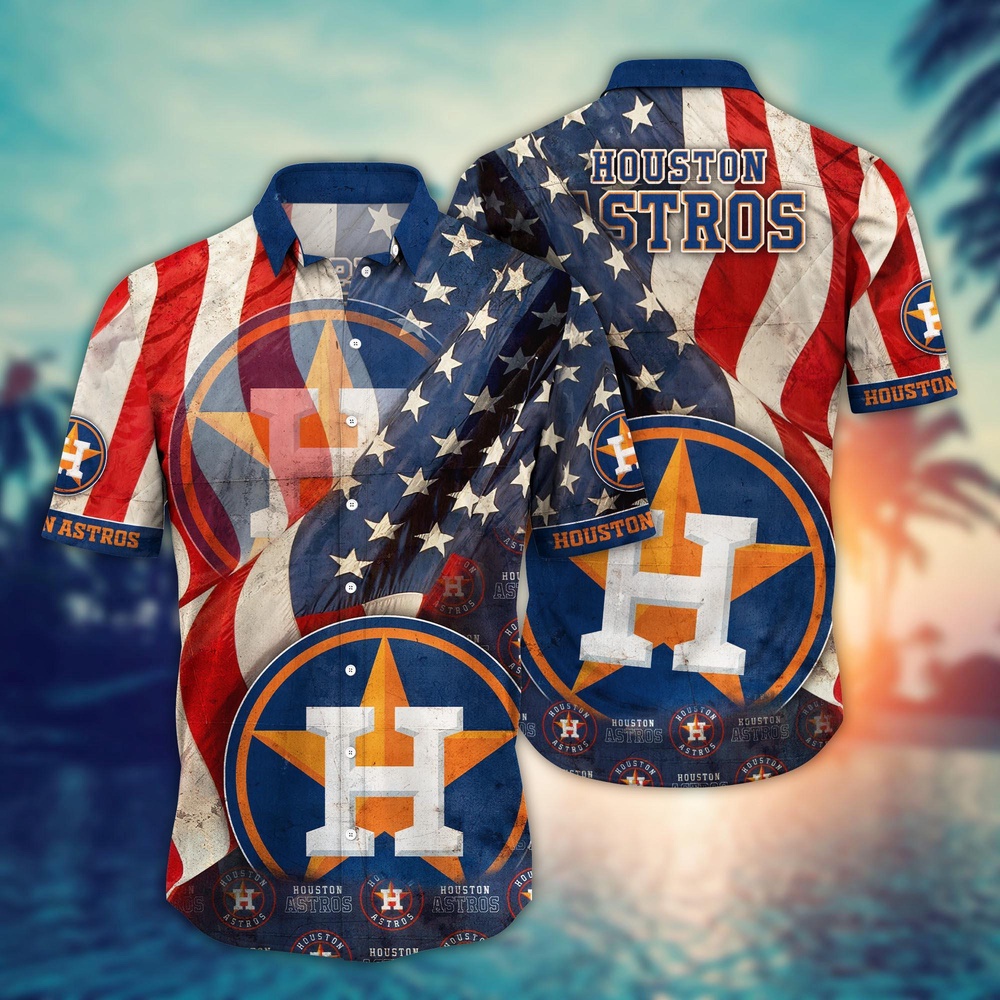 MLB Houston Astros Hawaiian Shirt Flower Swing into Hawaiianan Chic For Fans