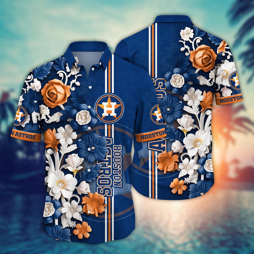 MLB Houston Astros Hawaiian Shirt MLB Luau League Looks For Sport Fan