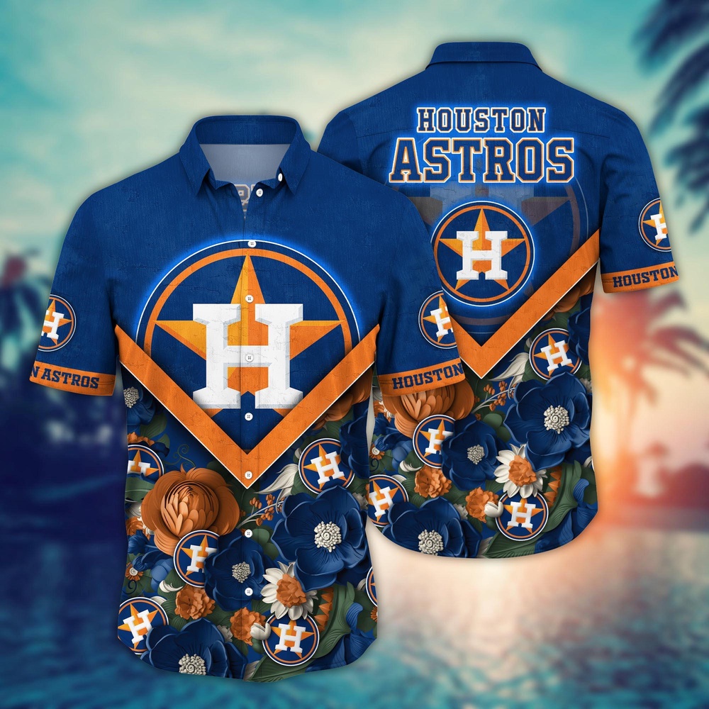 MLB Houston Astros Hawaiian Shirt Summer Swing For Sport Fan