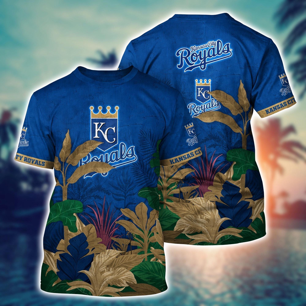 MLB Kansas City Royals 3D T-Shirt Trending Summer For Fans Baseball