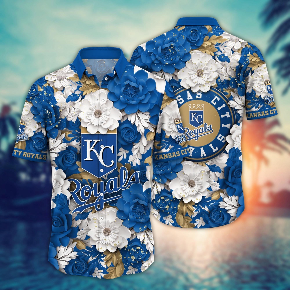 MLB Kansas City Royals Hawaiian Shirt Aloha Spirit At Every Base For Sport Fan