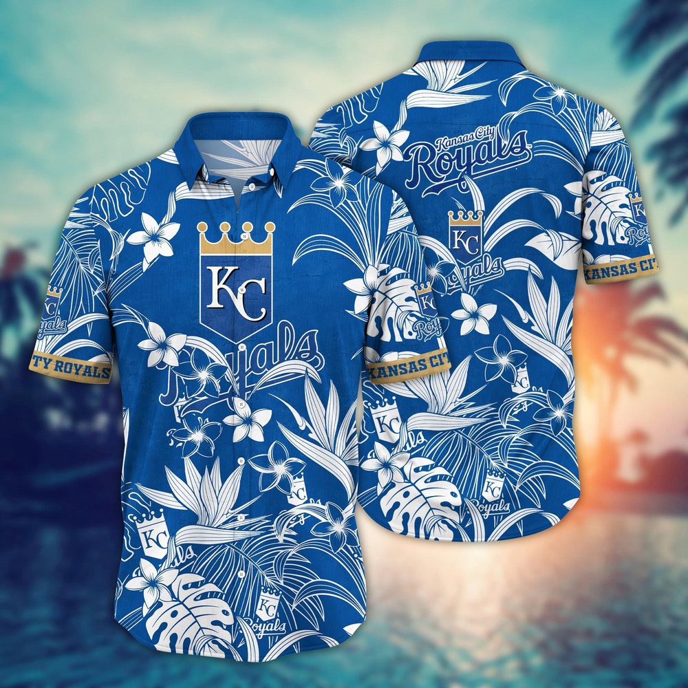 MLB Kansas City Royals Hawaiian Shirt Breeze Through Summer Gift For Fans