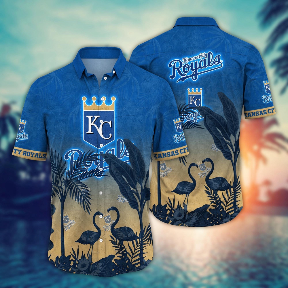 MLB Kansas City Royals Hawaiian Shirt Chase the Sunset Gift For Fans