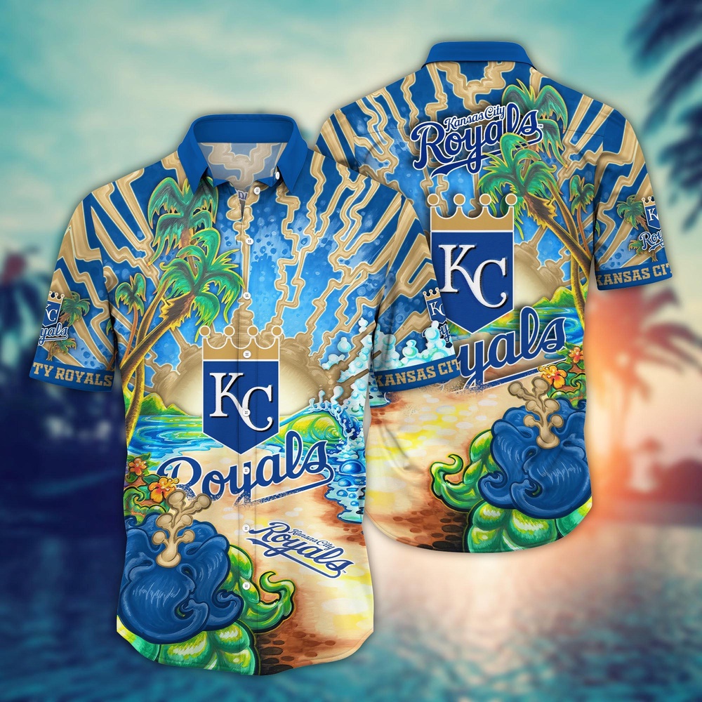 MLB Kansas City Royals Hawaiian Shirt Diamond Dreamscape For Sports Fans