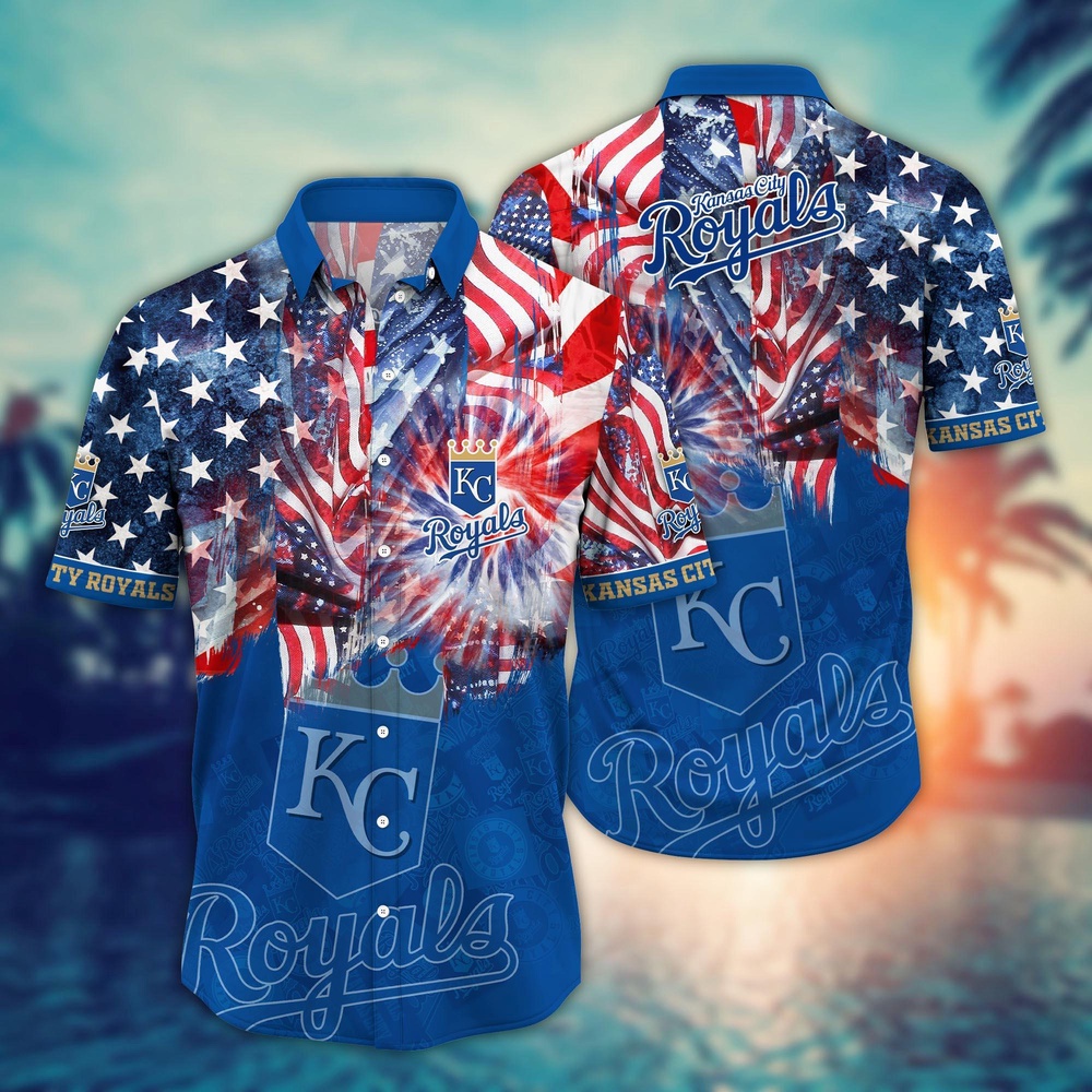 MLB Kansas City Royals Hawaiian Shirt Flower Game Day Aloha MLB Style For Fans