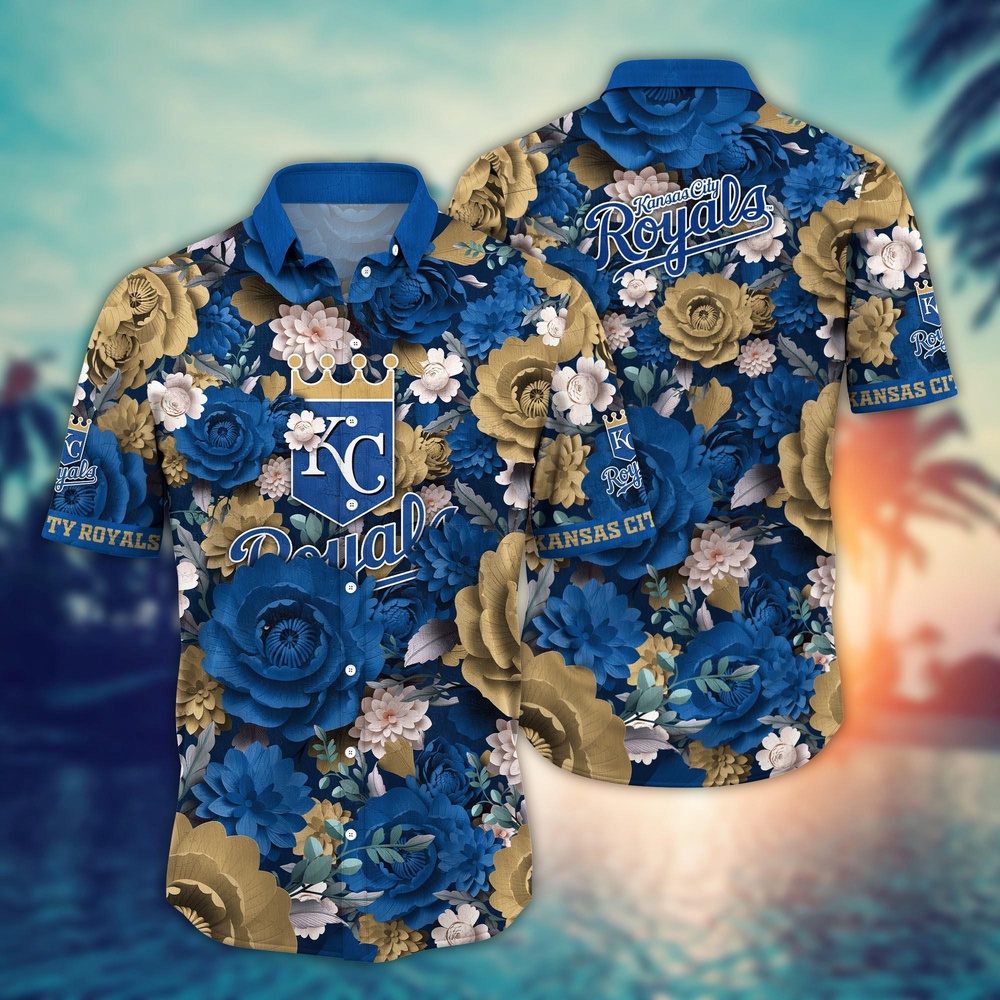 MLB Kansas City Royals Hawaiian Shirt Home Run Style For Sport Fan